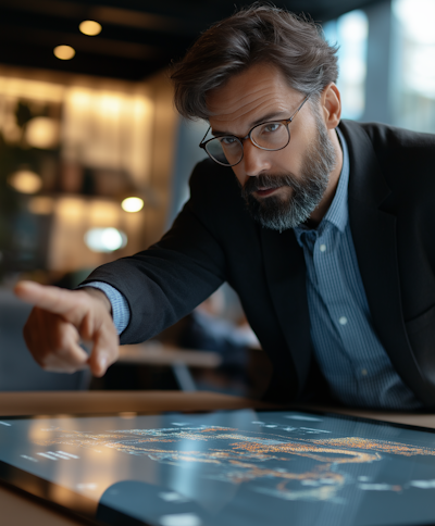 Portrait de Jean-Pierre Martin, expert en investissement